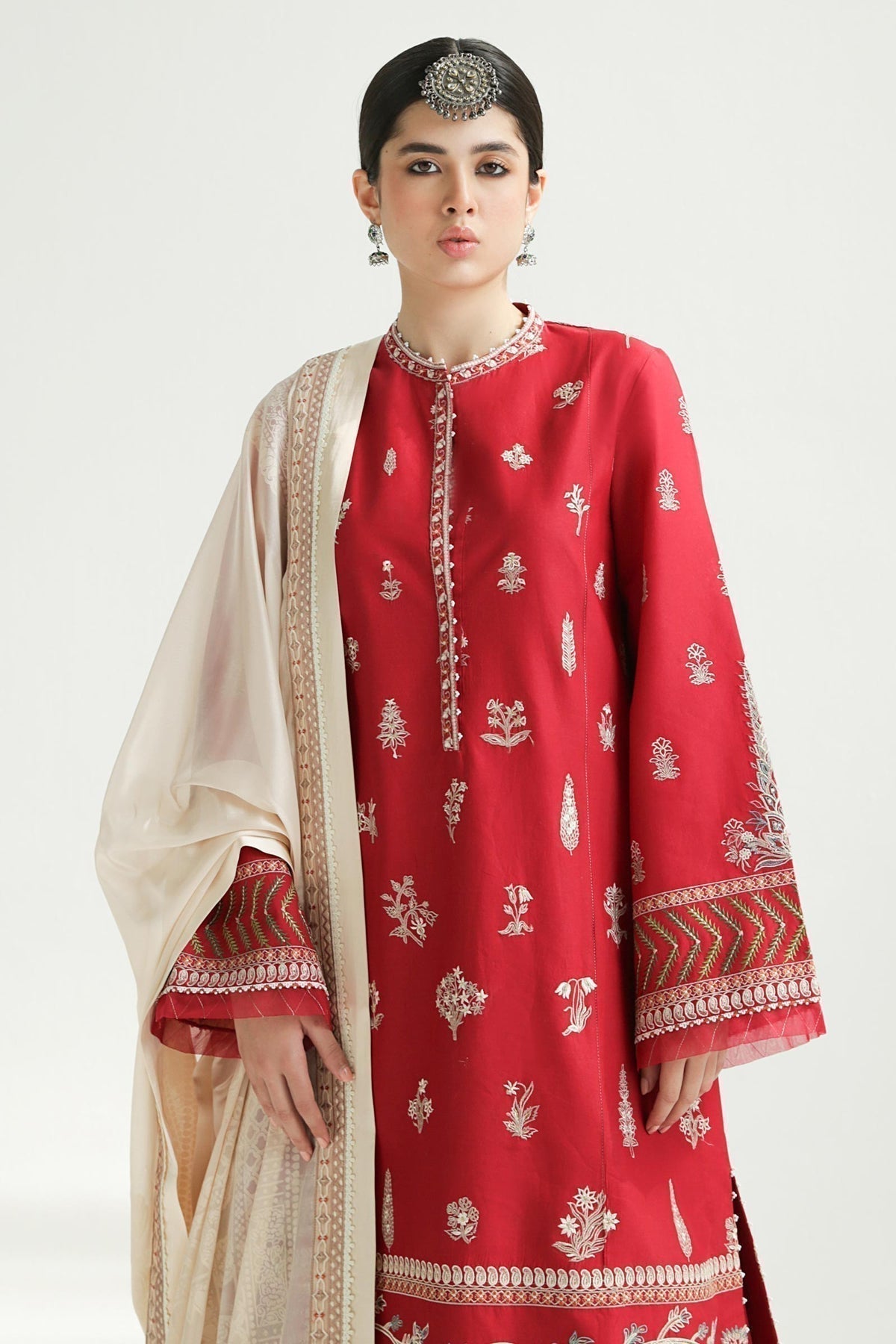 Zara Shahjahan | Luxury Lawn 24 | MYRA-14A - House Of Hania