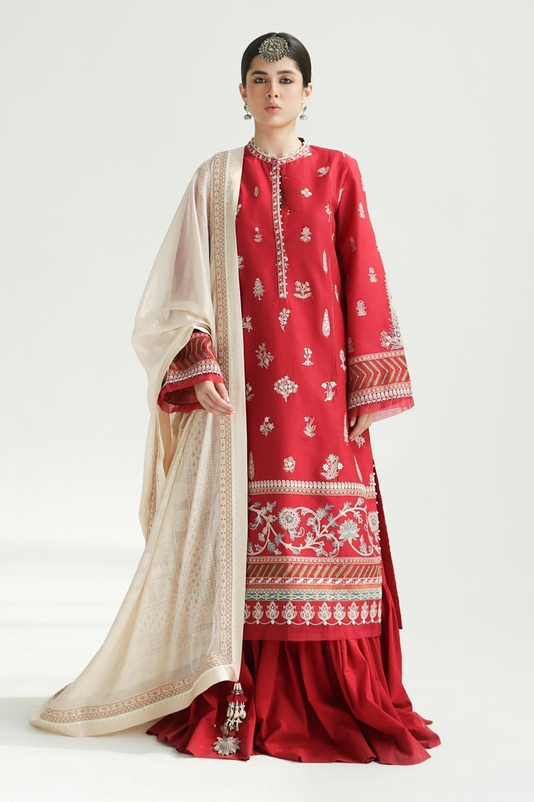 Zara Shahjahan | Luxury Lawn 24 | MYRA-14A - House Of Hania