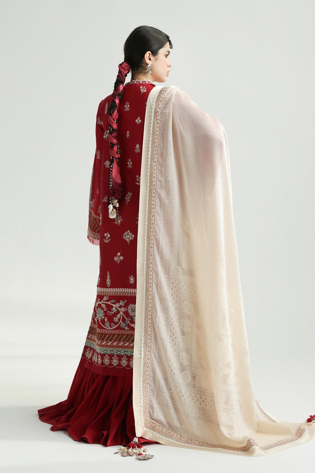 Zara Shahjahan | Luxury Lawn 24 | MYRA-14A - House Of Hania