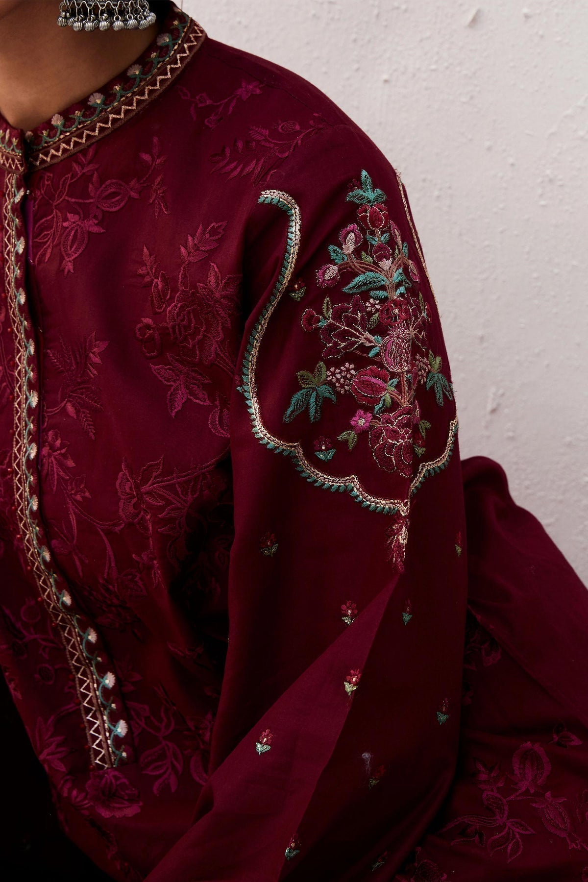 Zara Shahjahan | Luxury Lawn 24 | PARSA-9A - House Of Hania