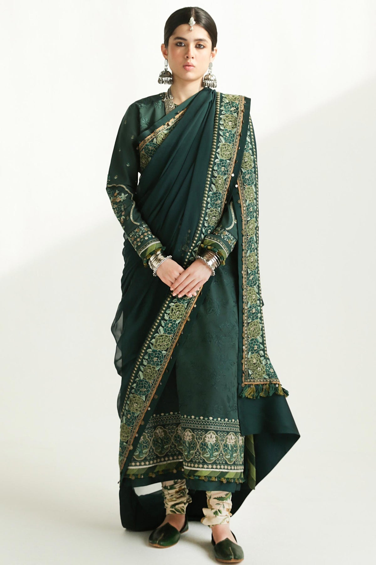 Zara Shahjahan | Luxury Lawn 24 | PARSA-9B - House Of Hania