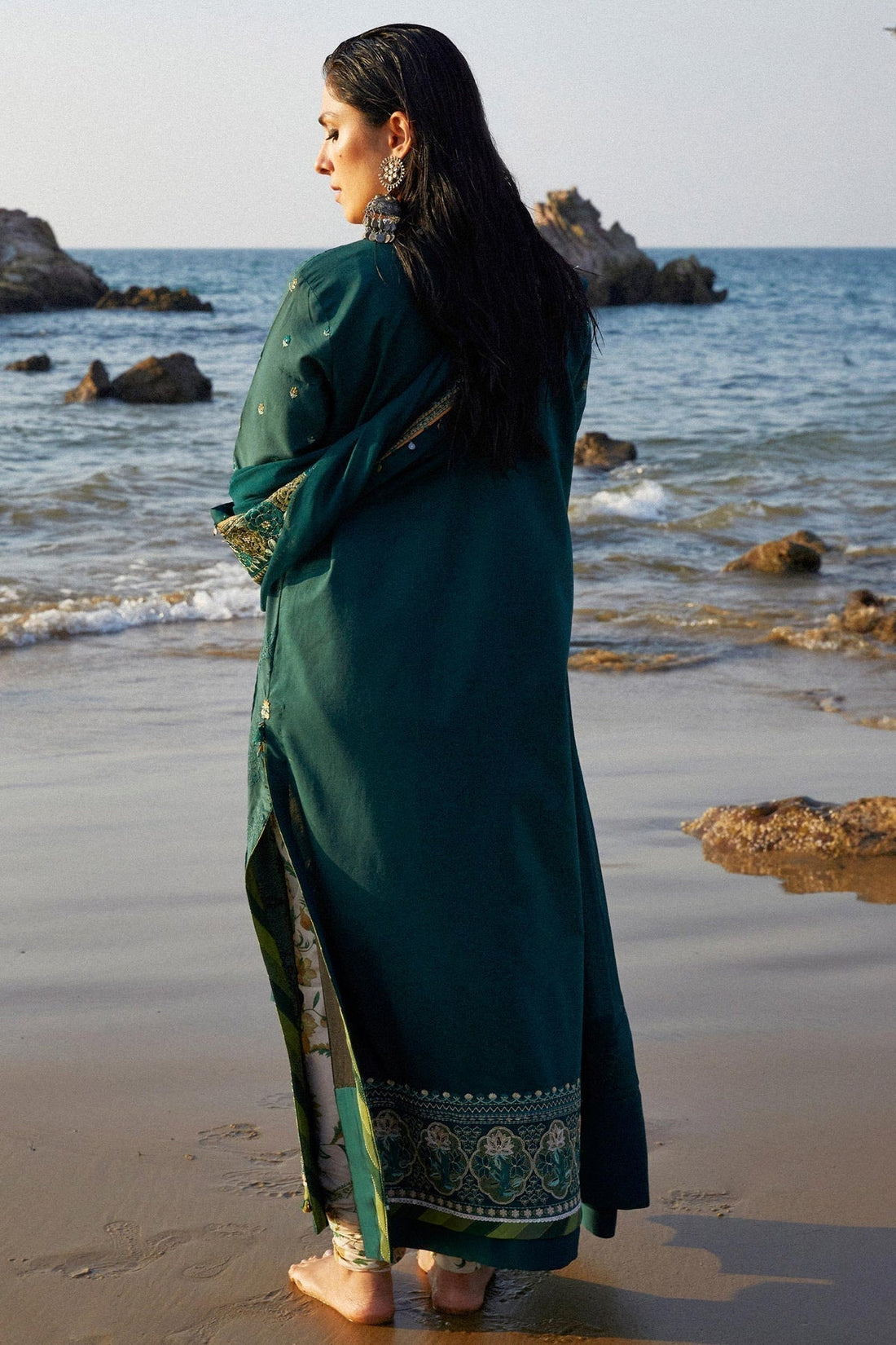 Zara Shahjahan | Luxury Lawn 24 | PARSA-9B - House Of Hania