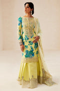 Zara Shahjahan | Luxury Lawn 24 | PHOOL KARI-13A - House Of Hania