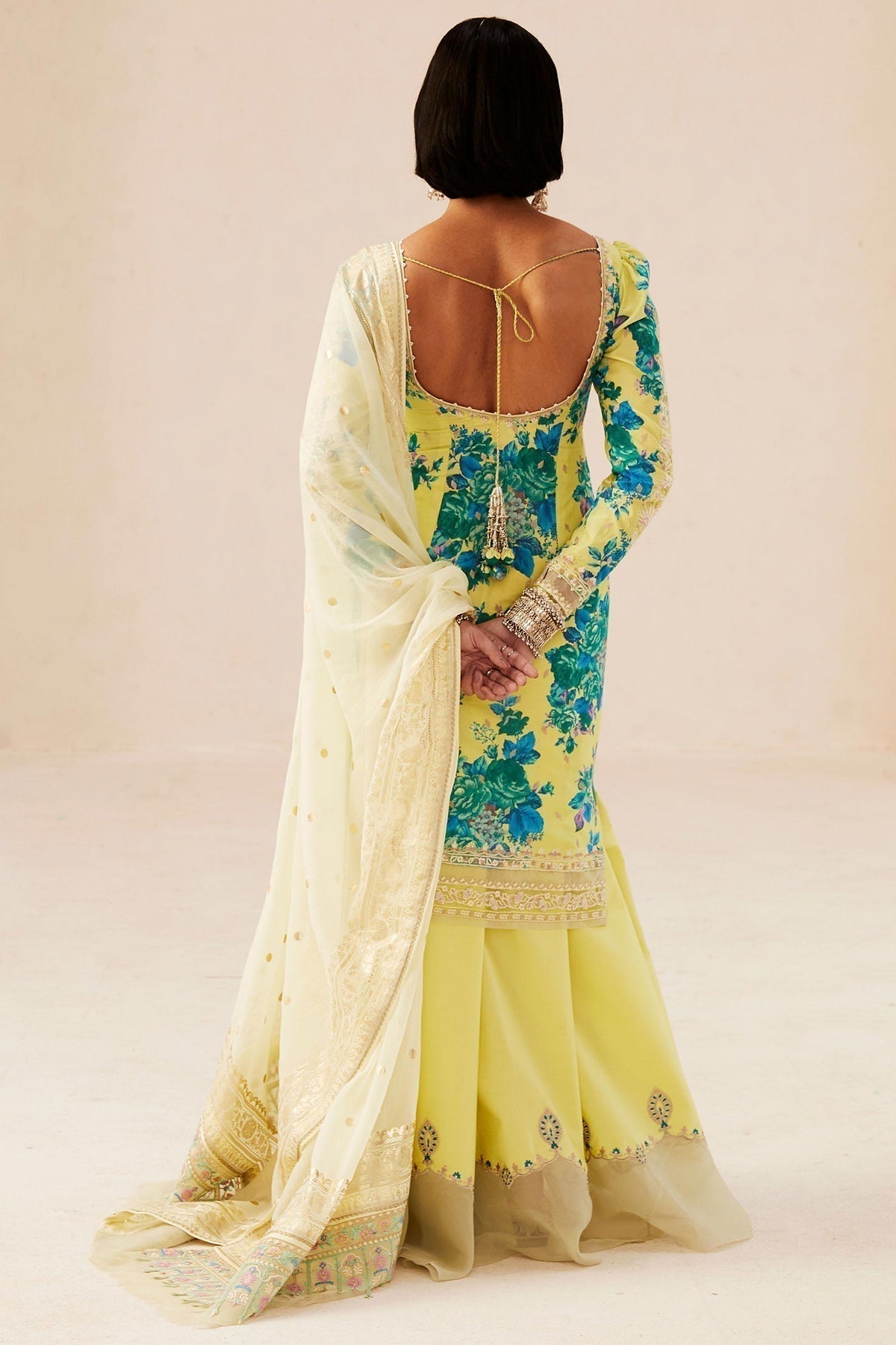Zara Shahjahan | Luxury Lawn 24 | PHOOL KARI-13A - House Of Hania