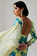 Zara Shahjahan | Luxury Lawn 24 | PHOOL KARI-13A - House Of Hania