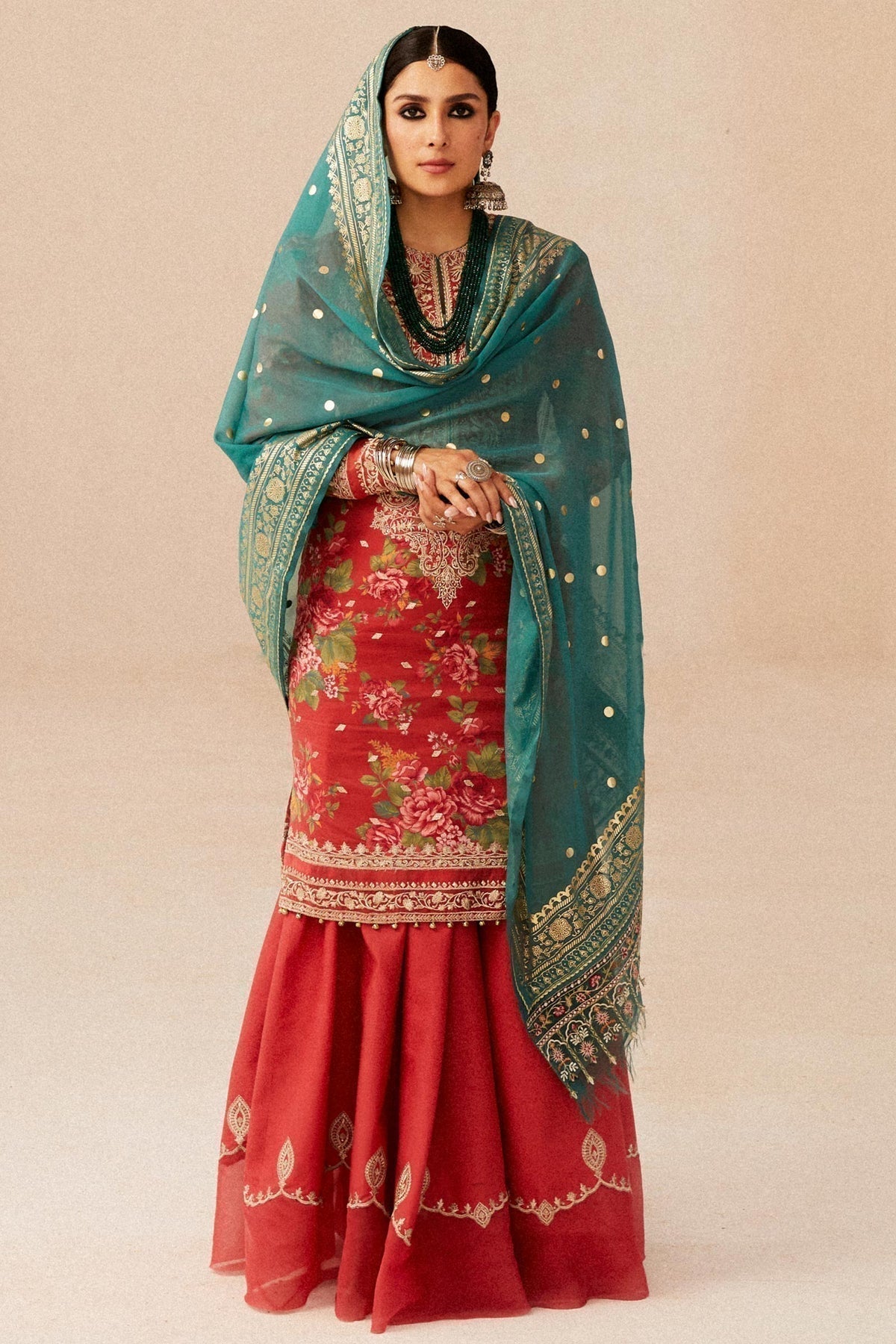 Zara Shahjahan | Luxury Lawn 24 | PHOOL KARI-13B - House Of Hania