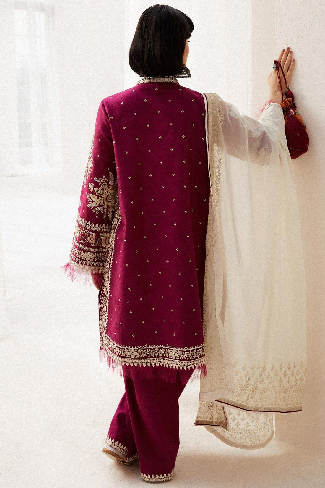 Zara Shahjahan | Luxury Lawn 24 | SIFFA-4A - House Of Hania