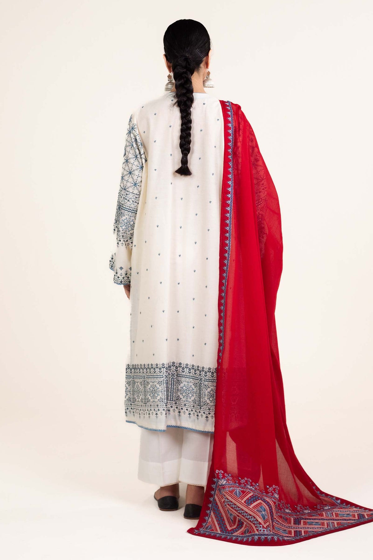 Zara Shahjahan | Stitched Lawn 24 | SL-DIYA-2A - House Of Hania