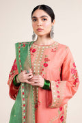 Zara Shahjahan | Stitched Lawn 24 | SL-JIYA-6A - House Of Hania