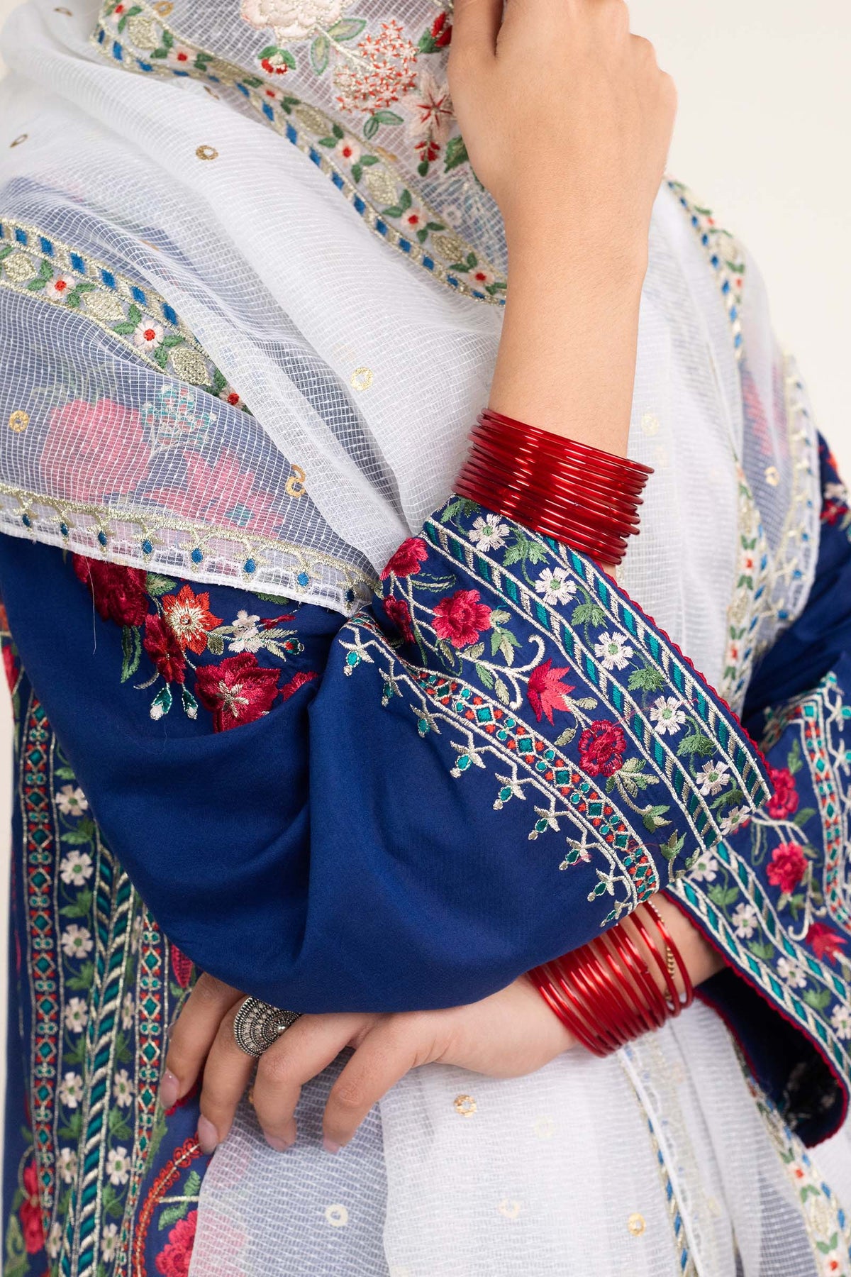 Zara Shahjahan | Stitched Lawn 24 | SL-JIYA-6B - House Of Hania