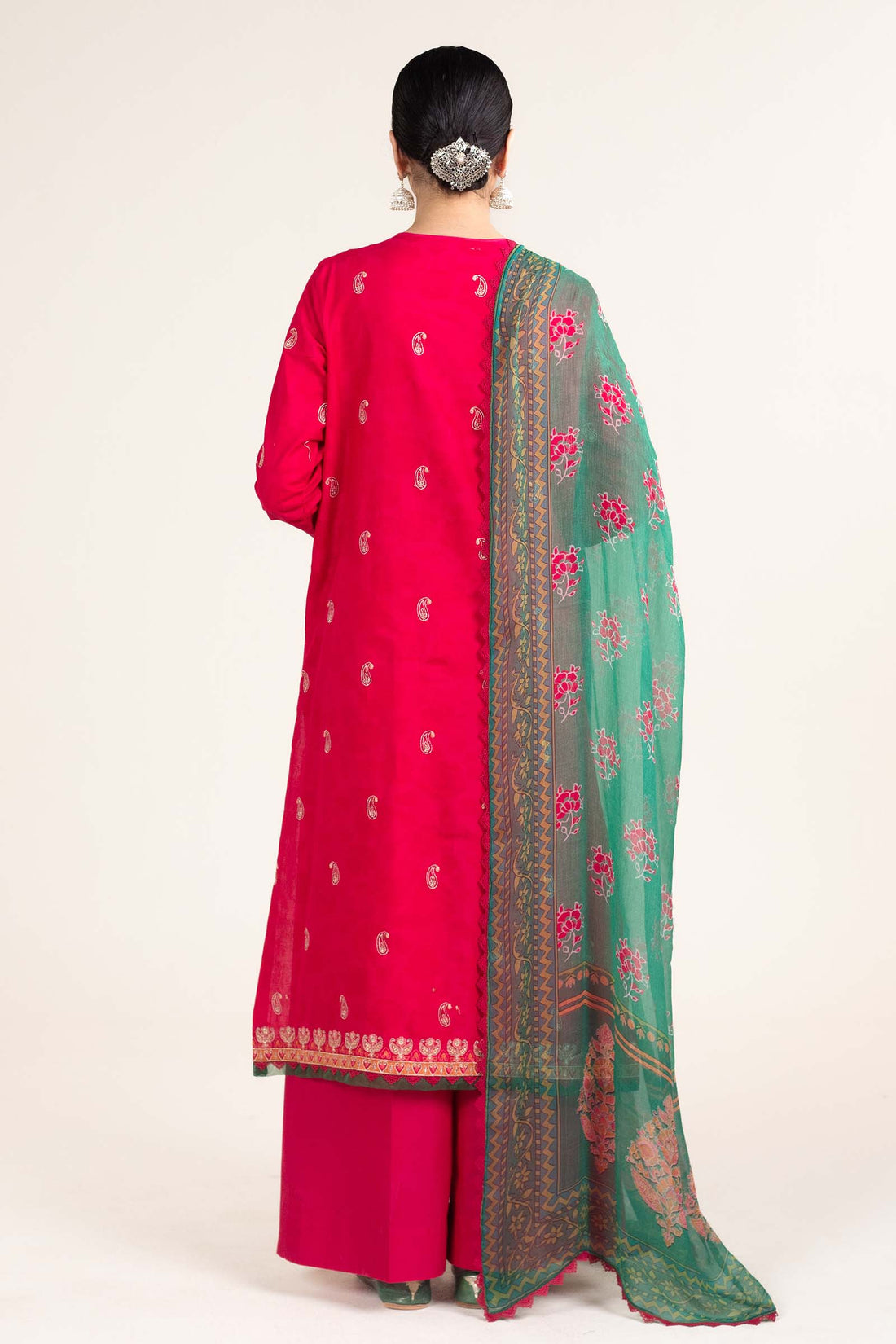 Zara Shahjahan | Stitched Lawn 24 | SL-KORINA-3B - House Of Hania