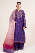 Zara Shahjahan | Stitched Lawn 24 | SL-LAMIA-7B - House Of Hania
