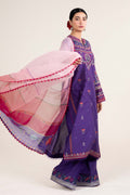 Zara Shahjahan | Stitched Lawn 24 | SL-LAMIA-7B - House Of Hania