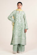 Zara Shahjahan | Stitched Lawn 24 | SL-MAHI-1B - House Of Hania