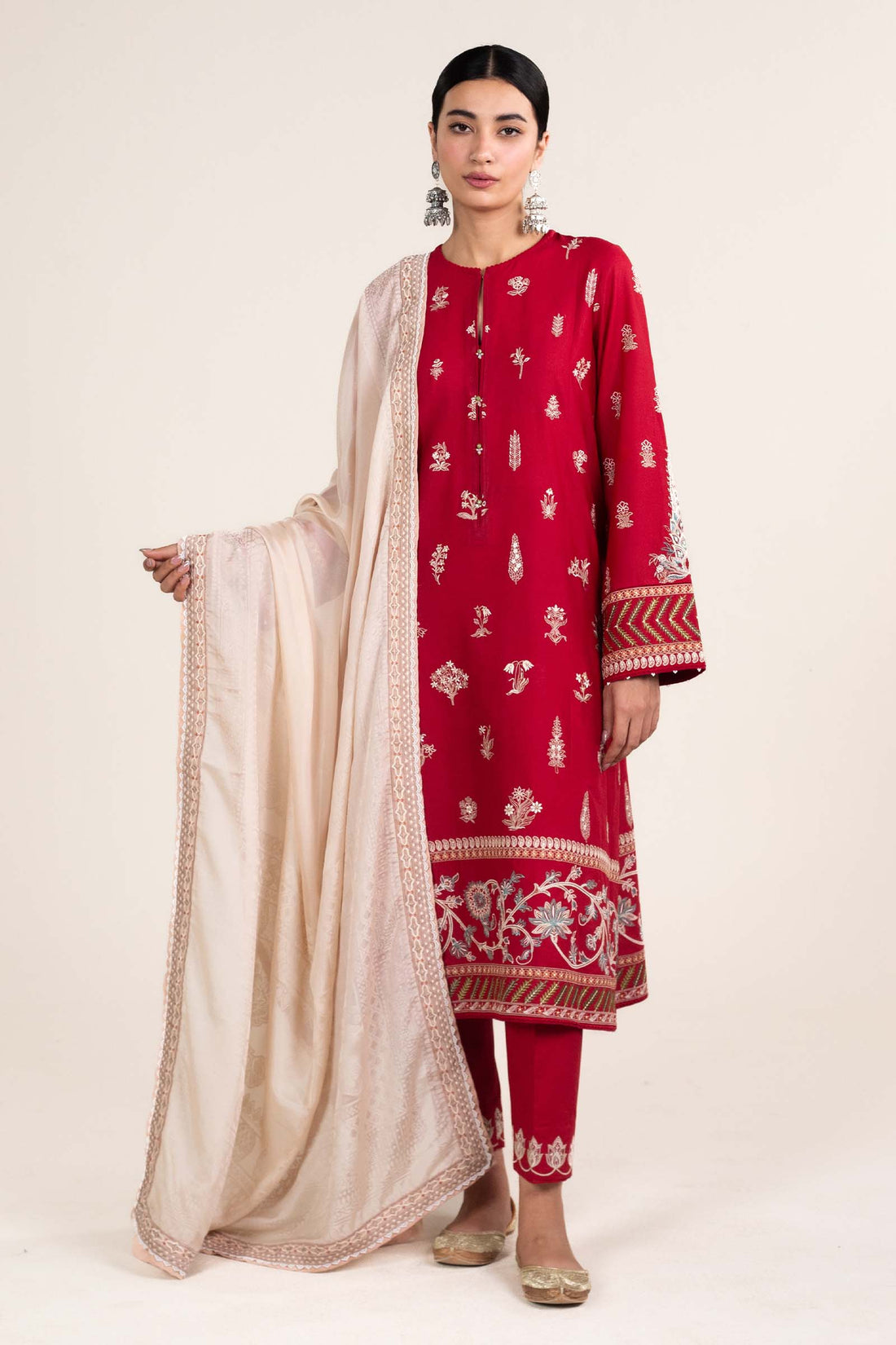 Zara Shahjahan | Stitched Lawn 24 | SL-MYRA-14A - House Of Hania