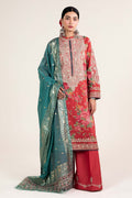Zara Shahjahan | Stitched Lawn 24 | SL-PHOOL KARI-13B - House Of Hania