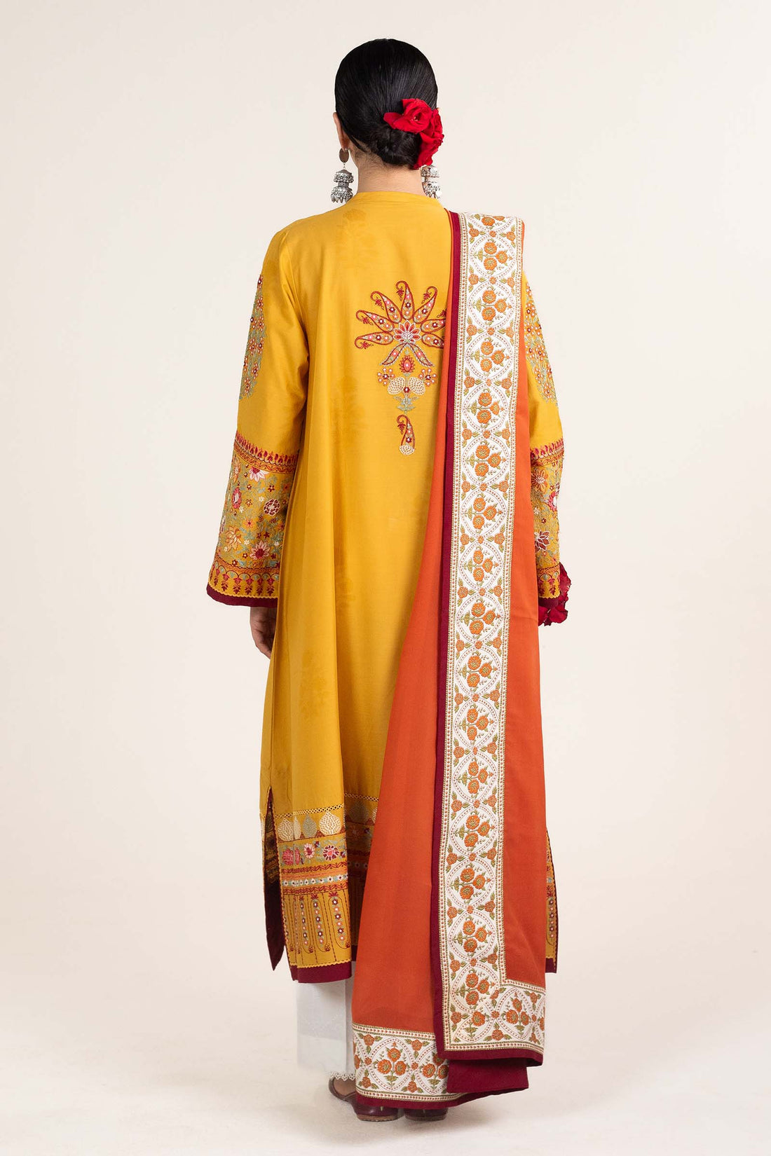 Zara Shahjahan | Stitched Lawn 24 | SL-SANDAL-10A - House Of Hania