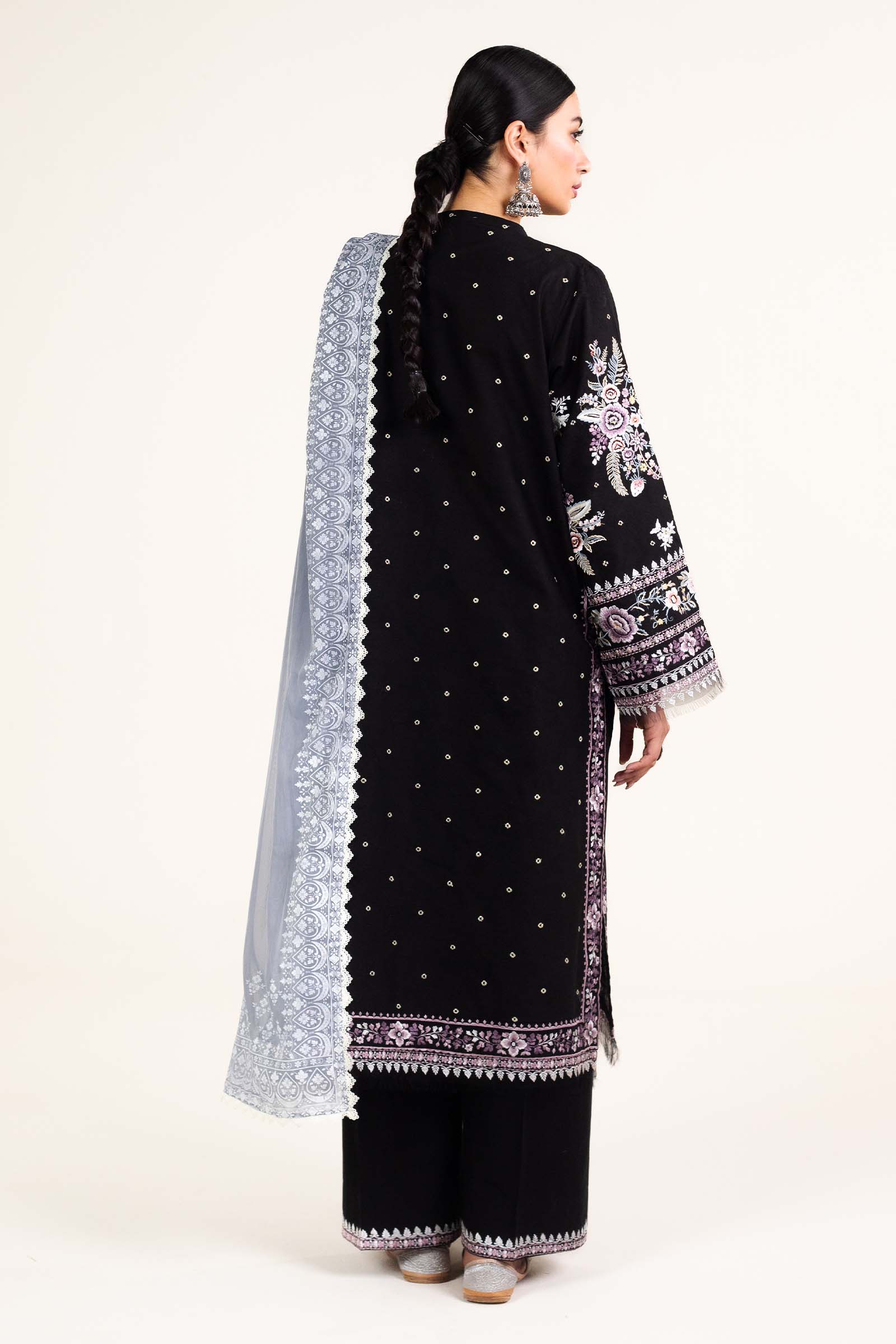 Zara Shahjahan | Stitched Lawn 24 | SL-SIFFA-4B - House Of Hania
