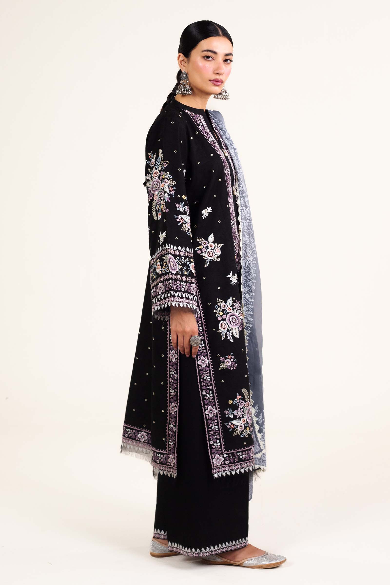 Zara Shahjahan | Stitched Lawn 24 | SL-SIFFA-4B - House Of Hania