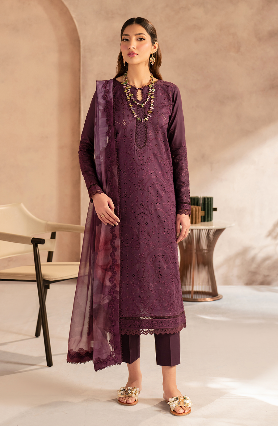 Zari f | Summer Lawn 25 | UNST-LWN-06 VIRAYA - House Of Hania