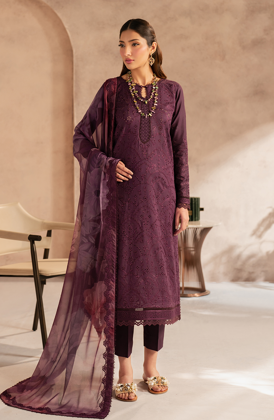 Zari f | Summer Lawn 25 | UNST-LWN-06 VIRAYA - House Of Hania