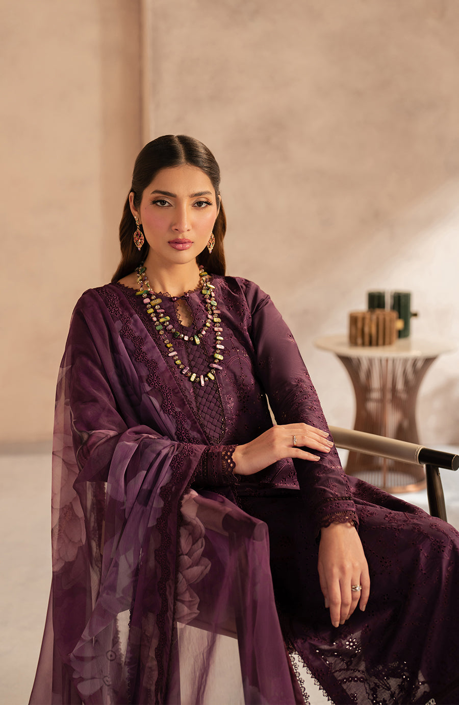 Zari f | Summer Lawn 25 | UNST-LWN-06 VIRAYA - House Of Hania