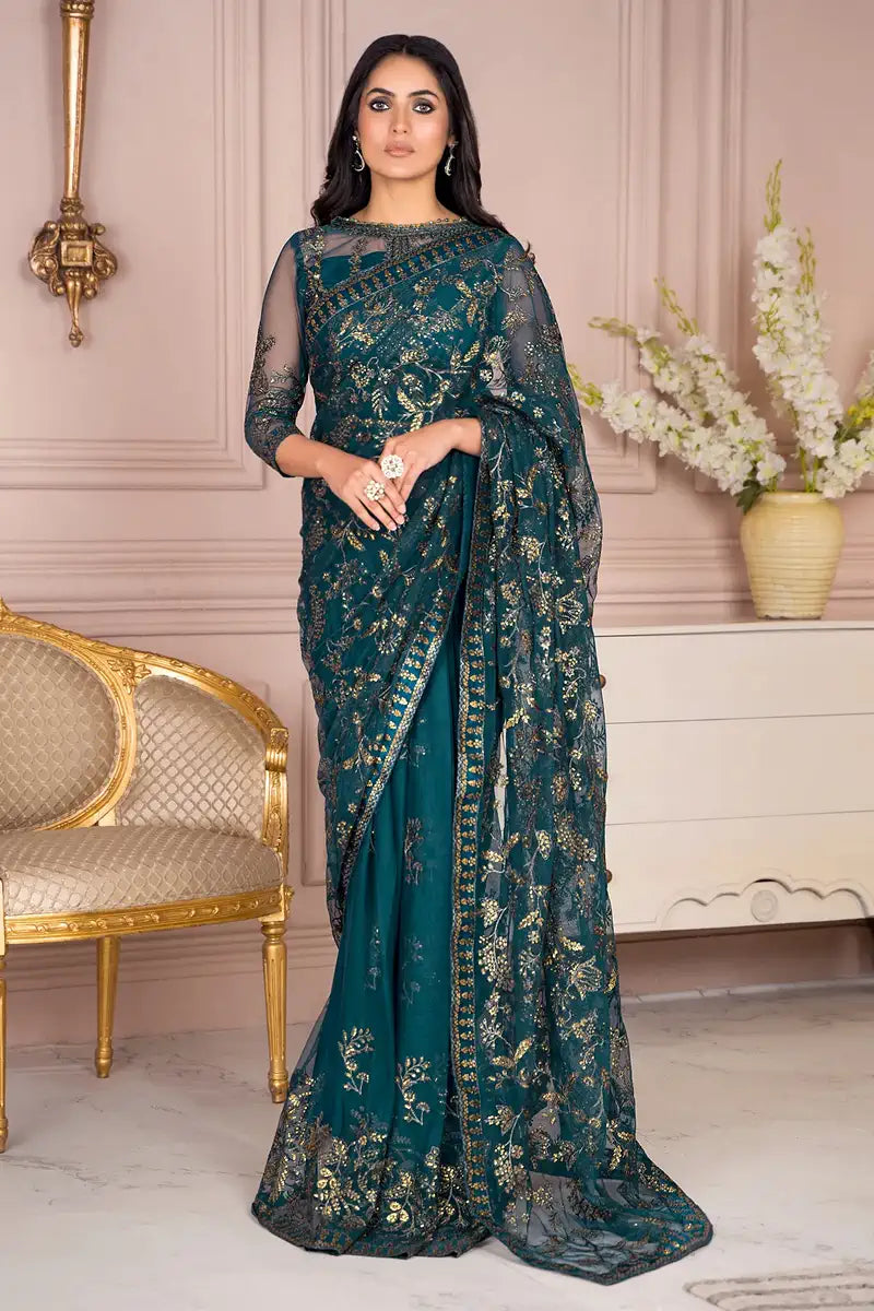 Zarif | Afreen Formals | ZA 01 EVERGREEN - House Of Hania