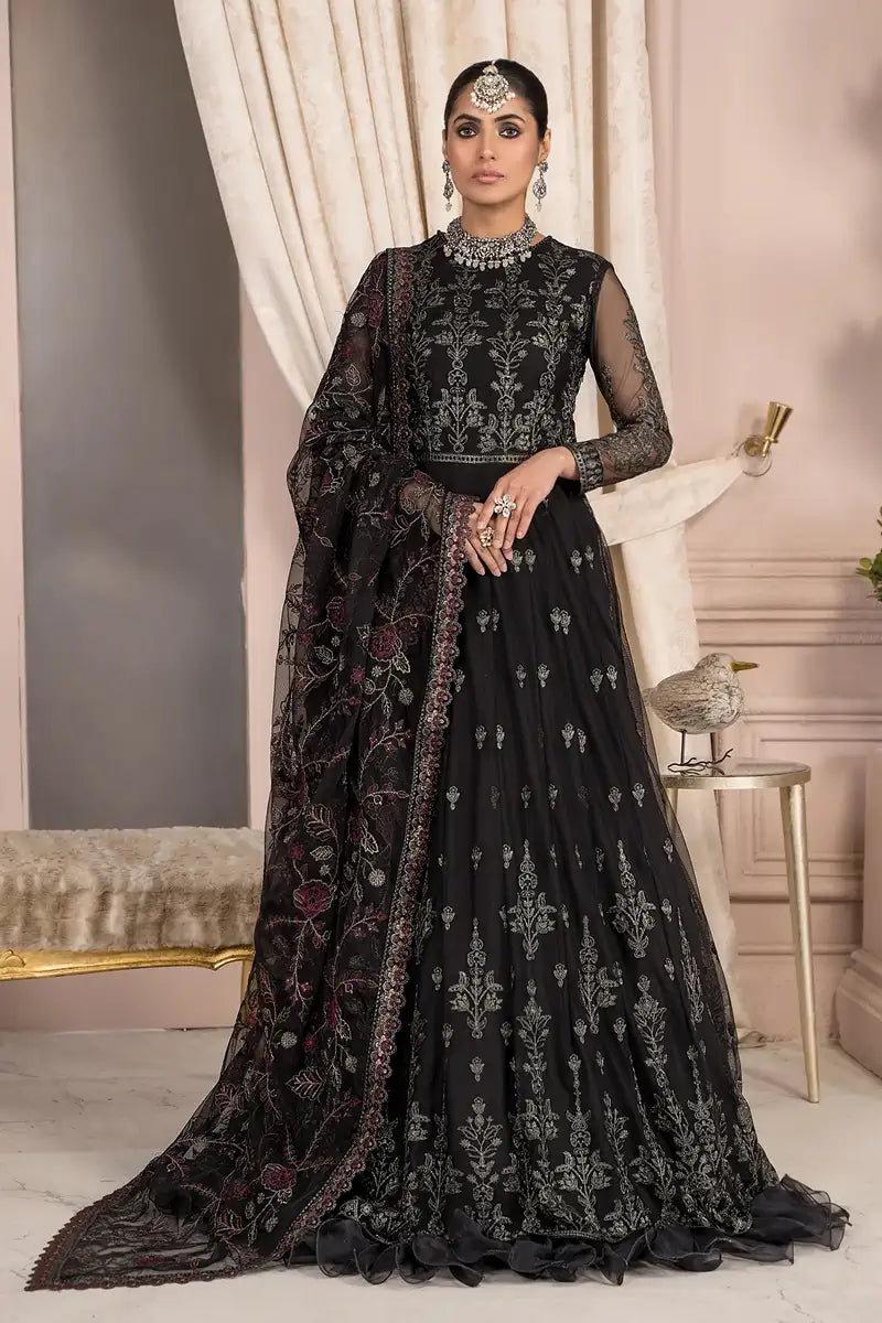 Zarif | Afreen Formals | ZA 03 Black AFFAIR - House Of Hania