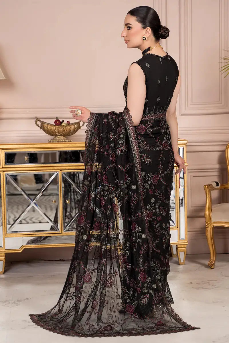 Zarif | Afreen Formals | ZA 03 Black AFFAIR - House Of Hania