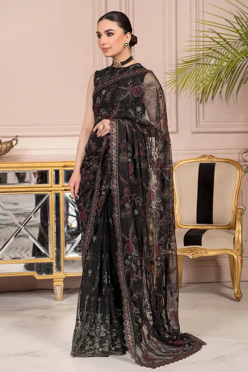 Zarif | Afreen Formals | ZA 03 Black AFFAIR - House Of Hania