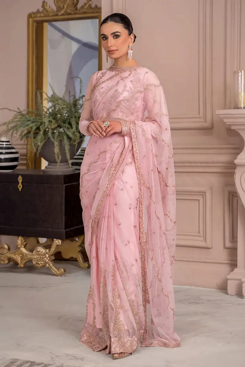 Zarif | Afreen Formals | ZA 06 FRENCH ROSE - House Of Hania
