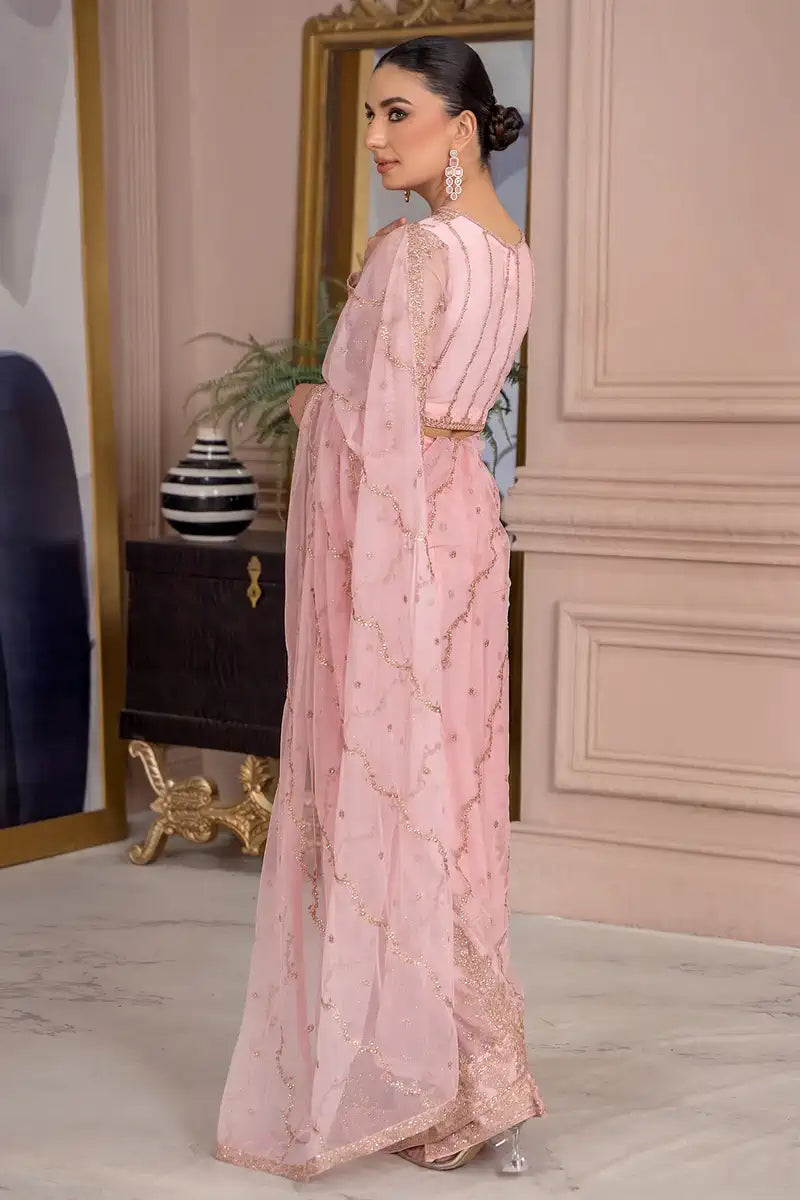 Zarif | Afreen Formals | ZA 06 FRENCH ROSE - House Of Hania