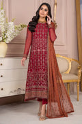 Zarif | Afreen Formals | ZA 08 GARNET - House Of Hania