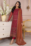 Zarif | Afreen Formals | ZA 08 GARNET - House Of Hania