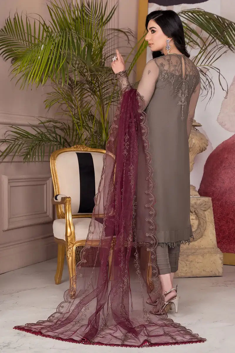 Zarif | Afreen Formals | ZA 10 DOVE - House Of Hania