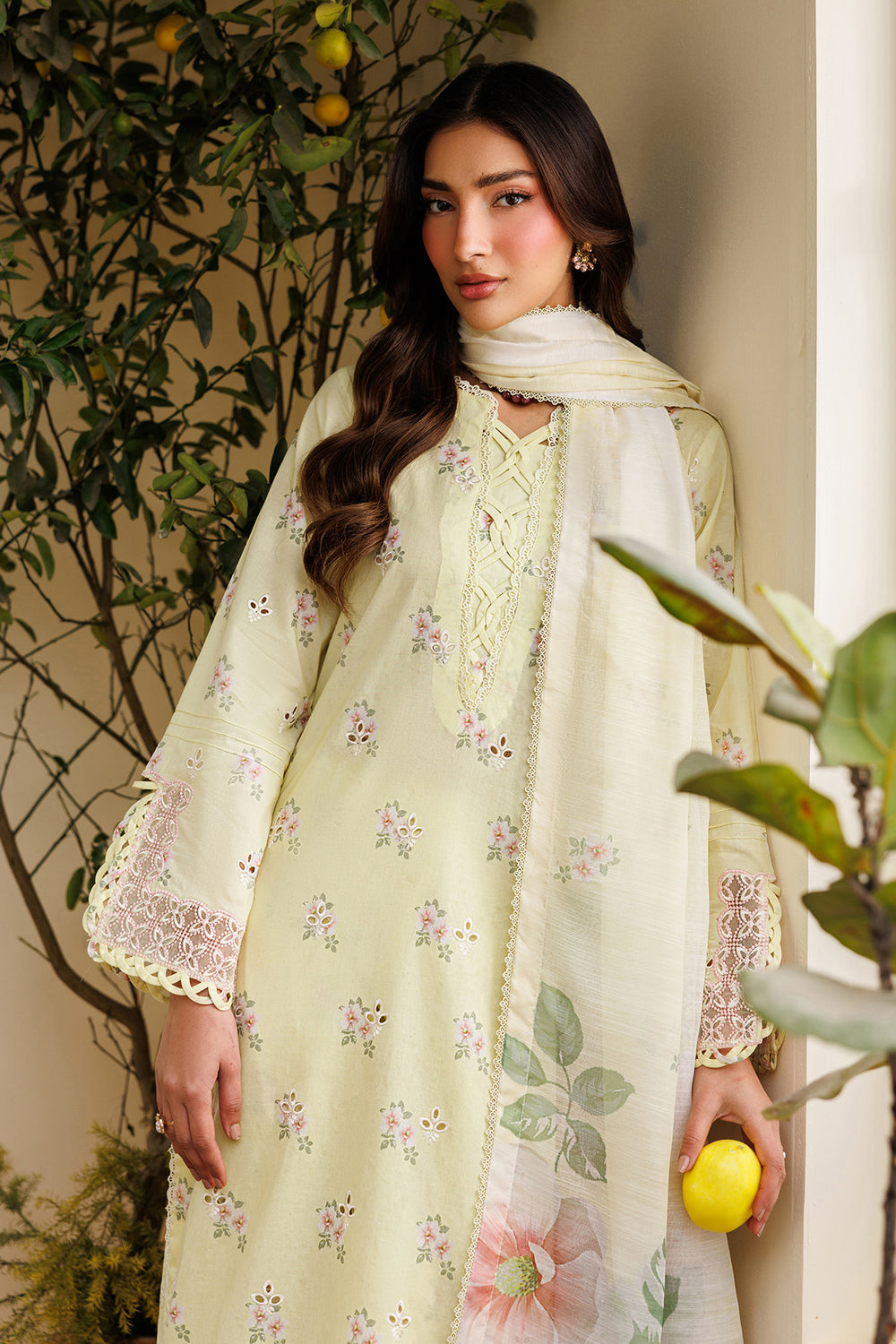 Zarif | Amani Eid Lawn 26 | ZL-RTW-26 DAAHR - House Of Hania