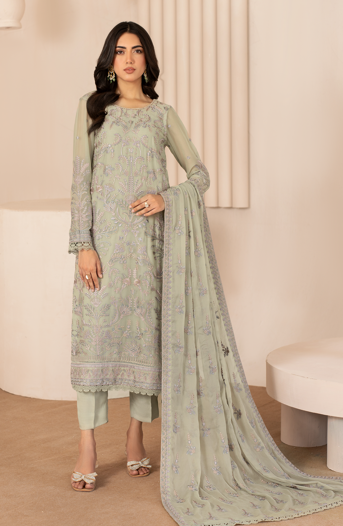 Zarif | Chiffon Edit | ZL 04 AFSA - House Of Hania