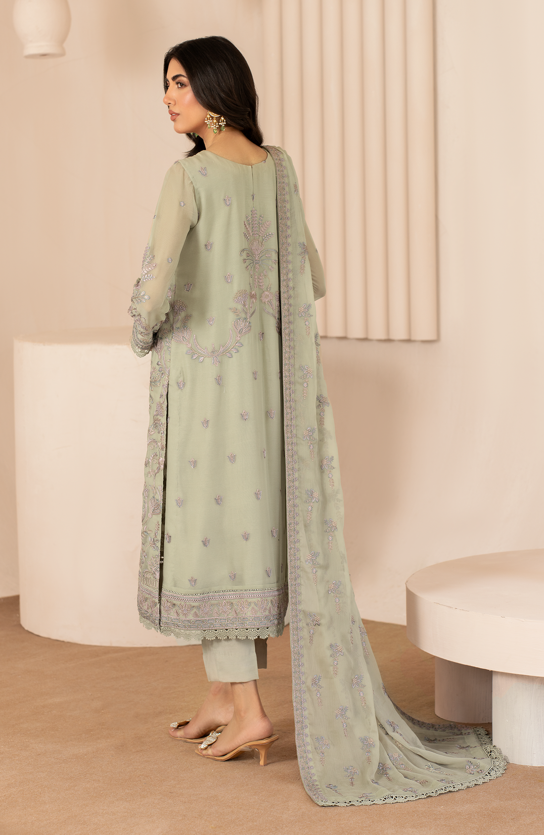 Zarif | Chiffon Edit | ZL 04 AFSA - House Of Hania