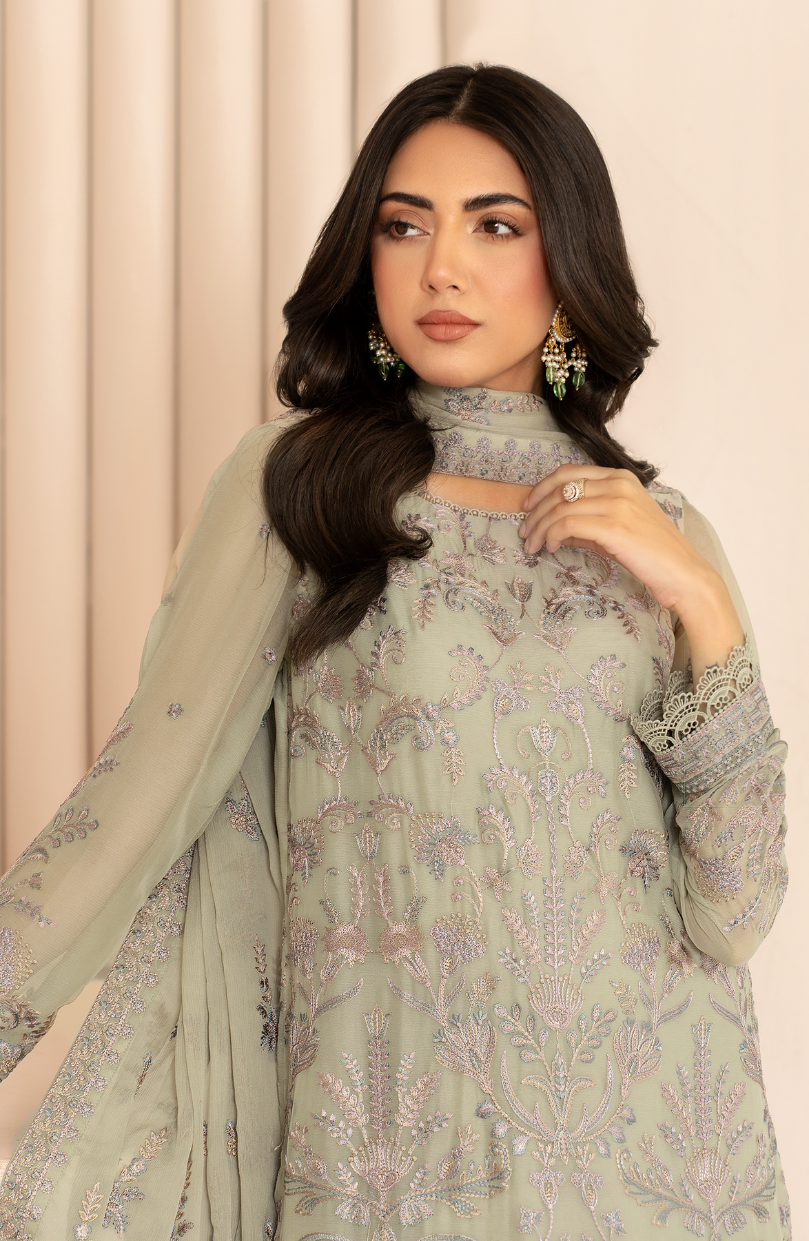 Zarif | Chiffon Edit | ZL 04 AFSA - House Of Hania