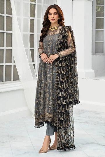 Zarif | DE LUXURY Formals | GRAPHITE - House Of Hania