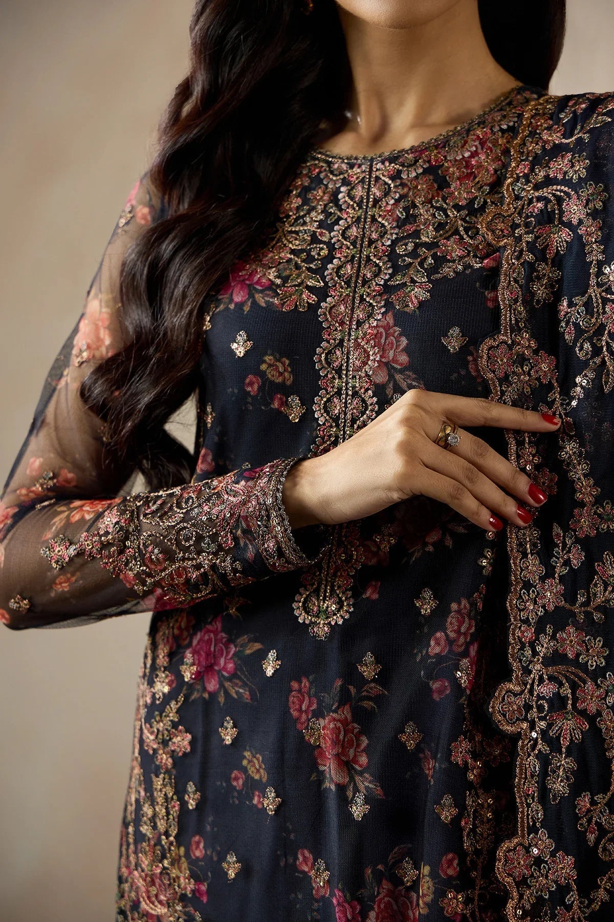 Zarif | Fasana Collection | ZRF-PE-01 MEHRAB - House Of Hania