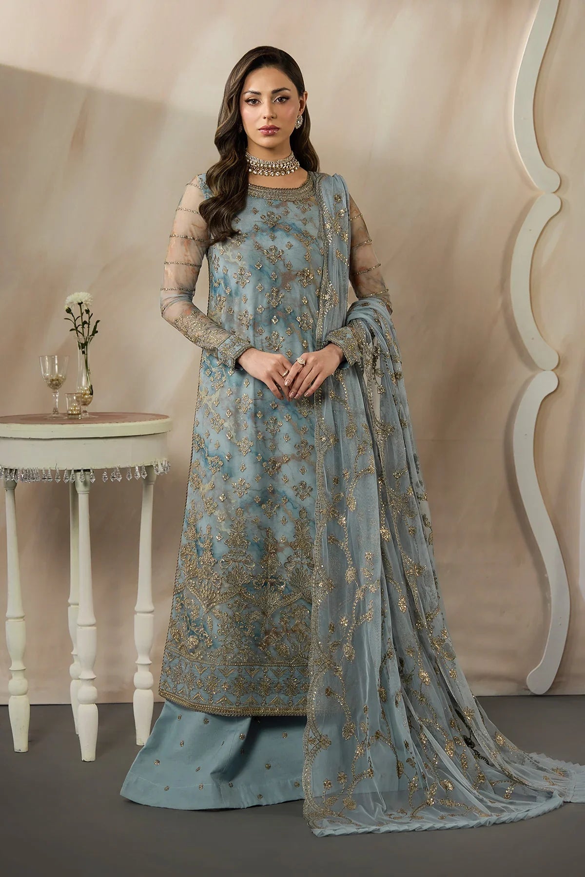 Zarif | Fasana Collection | ZRF-PE-03 DAYAAR - House Of Hania
