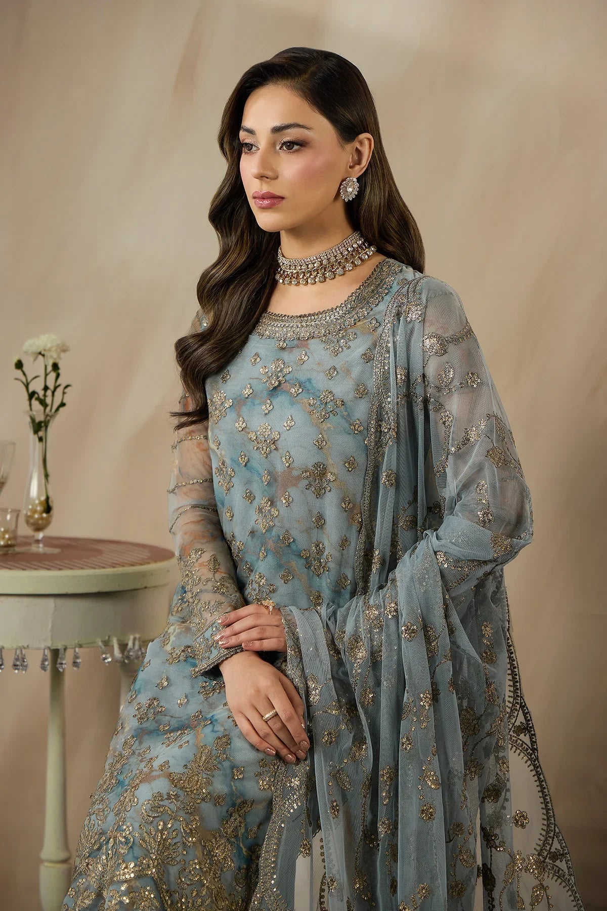Zarif | Fasana Collection | ZRF-PE-03 DAYAAR - House Of Hania
