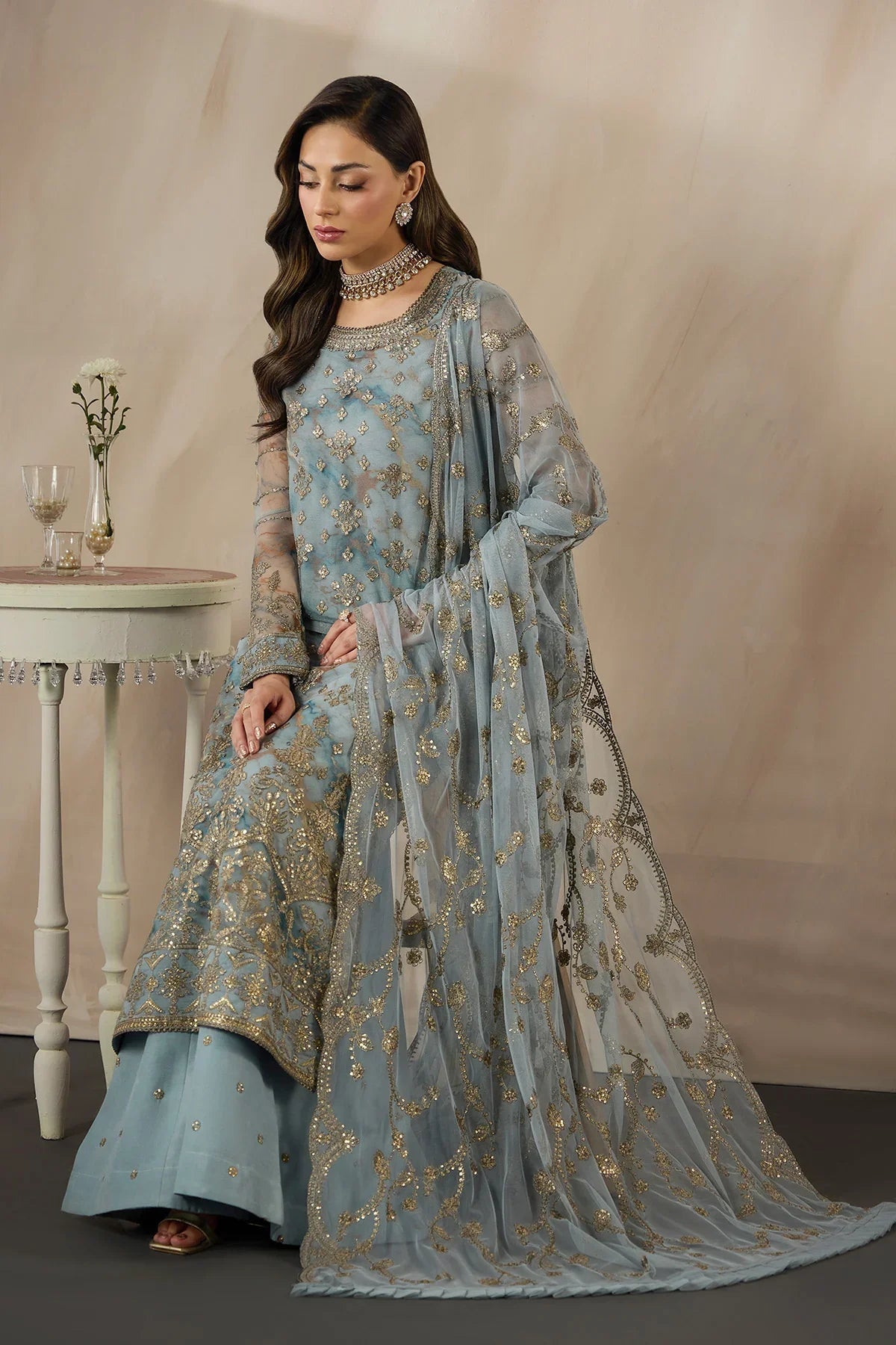 Zarif | Fasana Collection | ZRF-PE-03 DAYAAR - House Of Hania