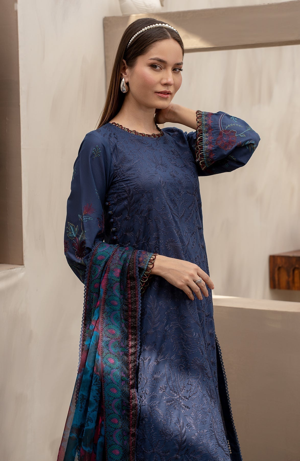 Zarif | Festive Lawn | ZFL 08 SEEMAL - House Of Hania