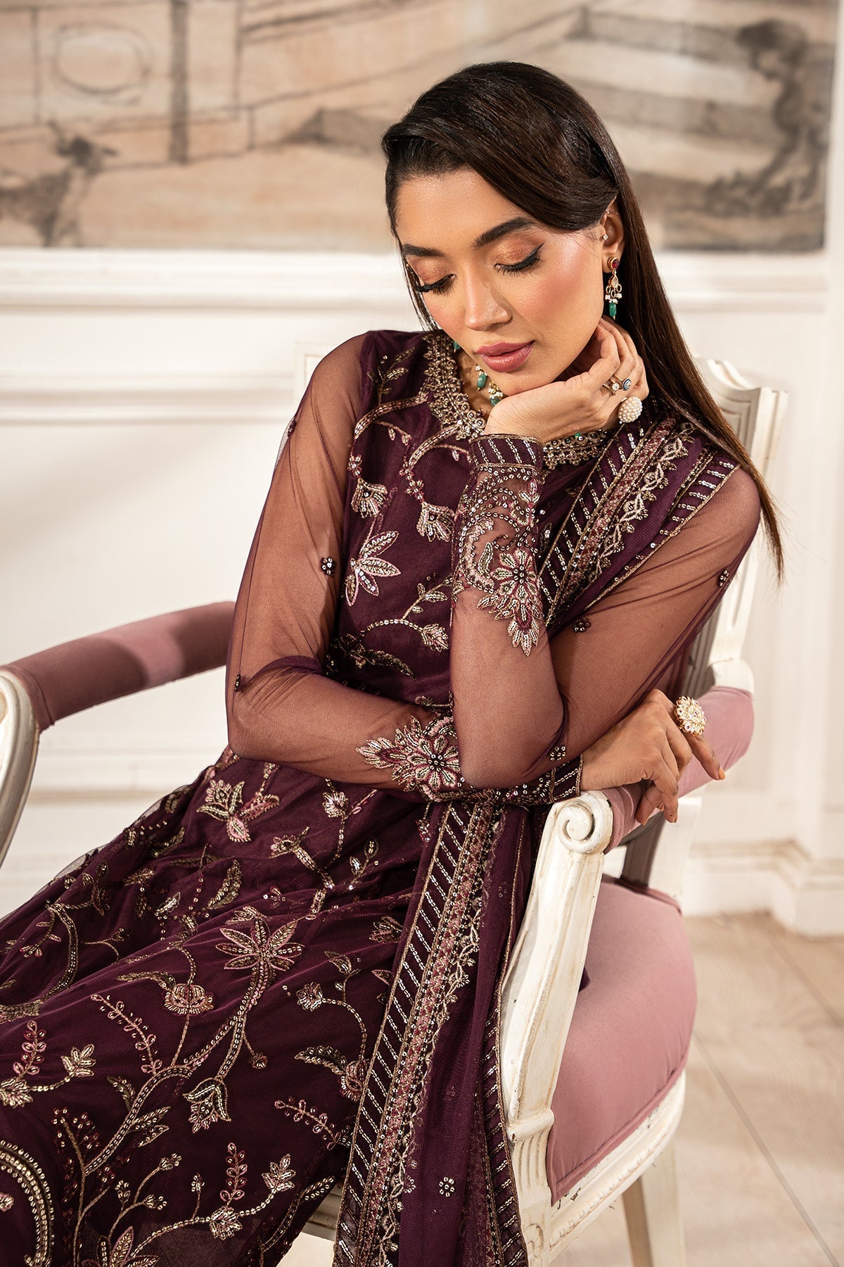 Zarif | Formal Edit 25 | ZFE-06 DAHLIA - House Of Hania