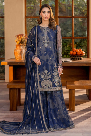 Zarif | Iris Printed Embroidered Edit 24 |  ZINNIA - House Of Hania