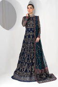Zarif | LA CELESTE LUXURY Formals | ZLC 01 BLUEBERRY - House Of Hania