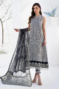 Zarif | LA CELESTE LUXURY Formals | ZLC 05 ASH Black - House Of Hania