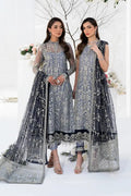 Zarif | LA CELESTE LUXURY Formals | ZLC 05 ASH GREY - House Of Hania